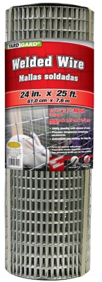 24-In. x 25-Ft. Galvanized Welded Wire Fence
