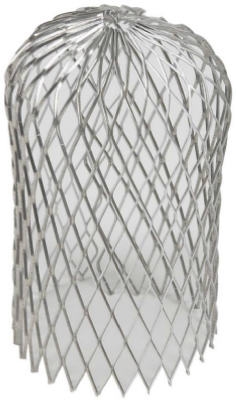 Mesh Gutter Strainer, Expandable, Galvanized, 3-In.