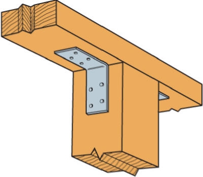 Right Angle Connector, 12-Ga. Steel