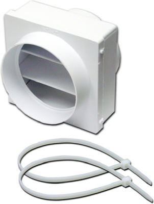 Dryer In-Line Damper, 4 x 4-In.