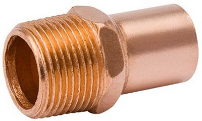 Pipe Fitting, Street Adapter, Wrot Copper, 3/4-In. MPT