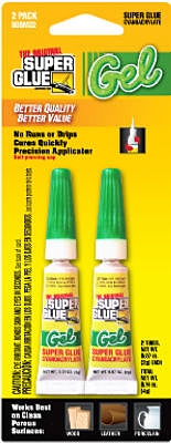 Super Glue, Gel, 2-gm., 2-Pk.