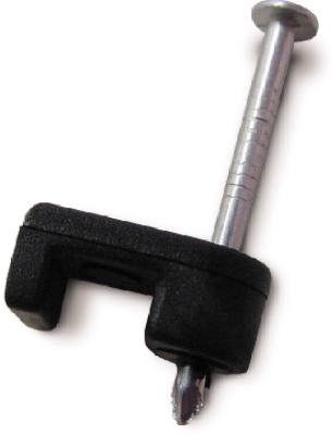 25-Pk. 3/16-In. Black Low-Volt Staples