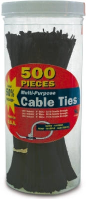 UV-resistant Cable Tie, 500-Pk.