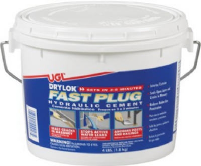 Fast-Setting Hydraulic Cement, 4-Lb.