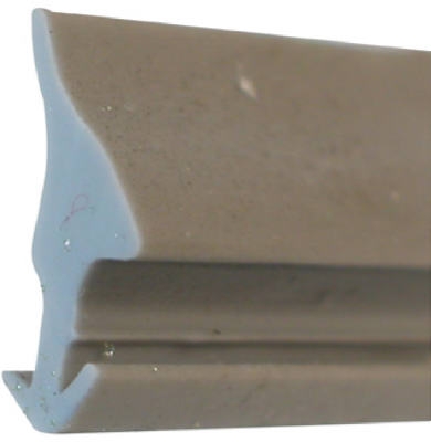 .160 x .445 x 200-Ft. Gray Vinyl Glazing Spline