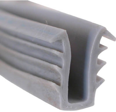 1/4-Inch x 200-Ft. Gray Vinyl Glazing Channel