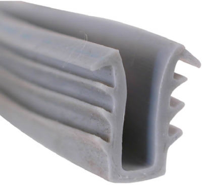 19/64-Inch x 200-Ft. Gray Vinyl Glazing Channel