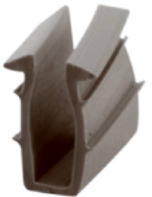 9/32-Inch x 200-Ft. Gray Vinyl Glazing Channel