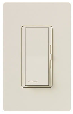 Diva 600-Watt Single-Pole Dimmer, Light Almond
