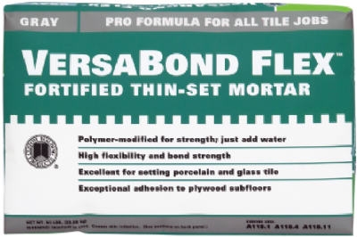 Fortified Thin-Set Mortar, Gray, 50-Lbs.