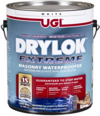 Extreme Masonry Waterproofer, Latex, White, 1-Gal.
