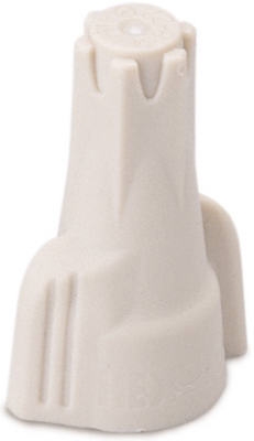 Hexlock Wire Connector, Screw-On, 22-6 AWG, Tan, 25-Pk.