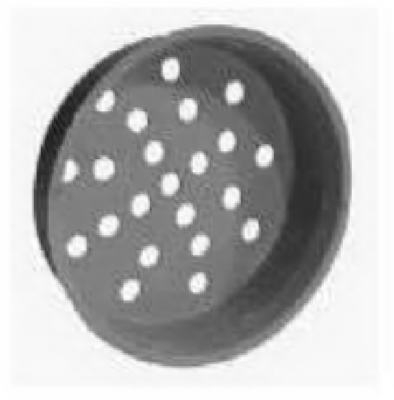 4-Inch Perforated Drain Tube End Plug