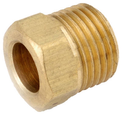 1/4-Inch Brass Inverted Flare Nut