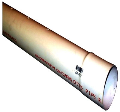 3-Inch x 10-Ft. PVC Perforated Sewer & Drain Pipe