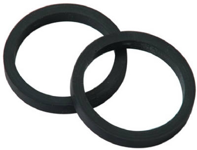 2-Pack 1-1/4-Inch O.D. Rubber Beveled Slip Joint Washer