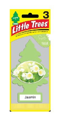 3-Pak Jasmin  inchLittle Tree inch Air Fresheners