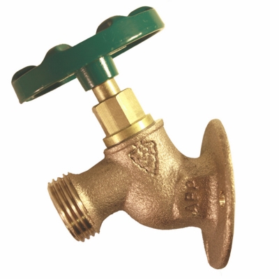 Solid Flange Sill Faucet, Lead-Free, 3/4 FIP x 3/4-In. Hose Thread