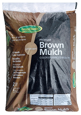 Brown Mulch, 2-Cu. Ft.
