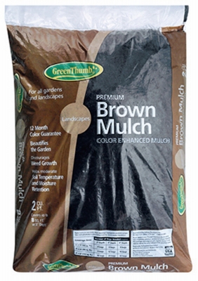 Brown Mulch, 2-Cu. Ft.