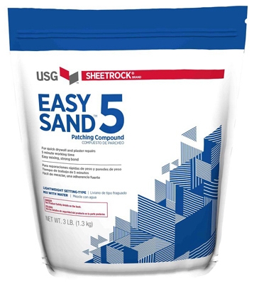Easy Sand 5 Lightweight Setting-Type Joint Compound, 3-Lbs.