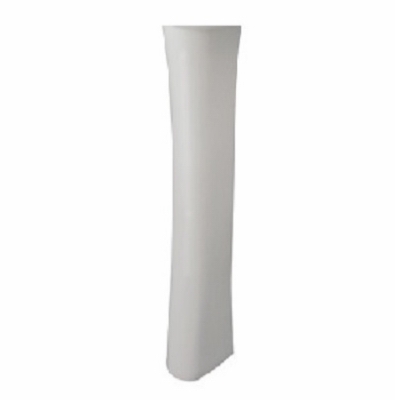 Lavatory Pedestal With Hanger, White