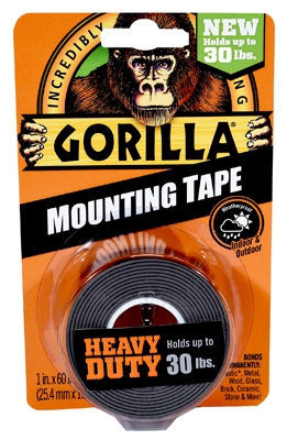 Mounting Tape, Heavy-Duty, 1 x 60-In.