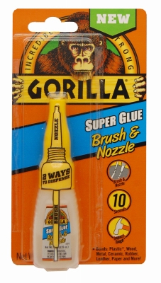 Super Glue, Brush & Nozzle, 10-gm.