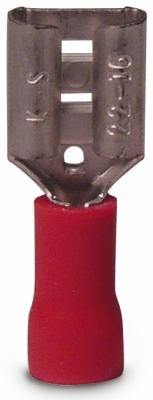 Disconnect, Female, Insulated Barrel, Vinyl, 21-Pk.