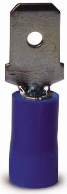 Disconnect, Male, Insulated Barrel, Vinyl, 18-Pk.