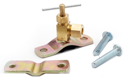 Needle Valve, Compression, Self-Drilling, 1/4 x 1/8-In.