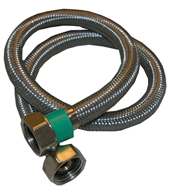 Faucet Connector, 1/2-In. x 1/2-In. Iron Pipe Size x 30-In.