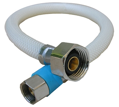 Faucet Connector, Poly, 3/8 x 1/2 x 12-In.