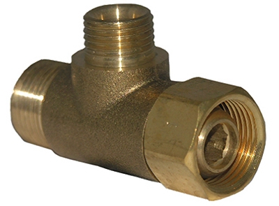 Angle Stop Add A Tee, Compression, 3/8 x 1/4-In.