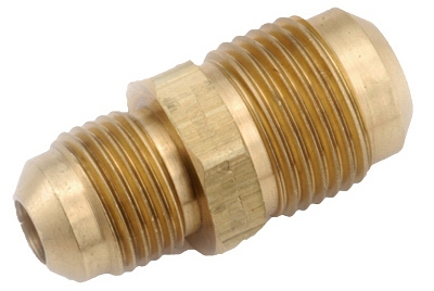 Pipe Fittings, Flare Reducing Union, Lead-Free Brass, 1/2 x 3/8-In.