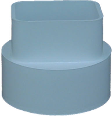 Sewer To Downspout Adapter, 4-In.