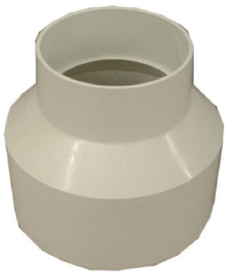 Sewer & Drain Reducing Coupling, 6 x 4-In.