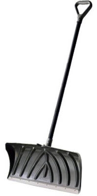 24-In. Deluxe Poly Snow Pusher With Large D-Grip