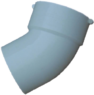 Sewer & Drain Street Elbow, 45-Degree, 4-In.