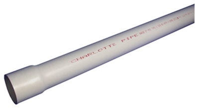 PVC Pipe, Schedule 40, 3-In. x 20-Ft.