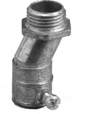 Conduit Fitting, EMT Offset Connector, 1/2-In.