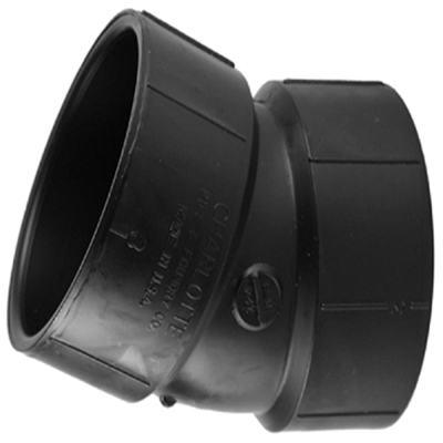 Ell, ABS/DWV, 22.5-Degree, 2-In.