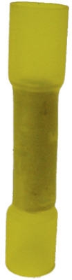 Butt Splice Connector, Yellow, Nylon, 12-10-AWG, 3-Pk.