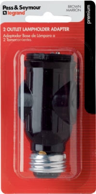 Pull Chain Current Tap, Brown, 15-Amp, 125-Volt, 250-Watt