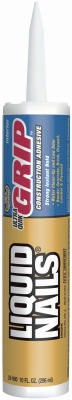 Construction Adhesive, White, 10-oz. Tube