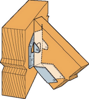 Hanger Z-Max, 2 x 6, LSU26Z