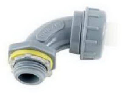 Conduit Fitting, Liquid Tight Elbow, PVC, 3/4-In.