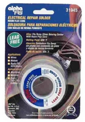 3-oz., .062-Diameter Lead-Free Electrical Solder