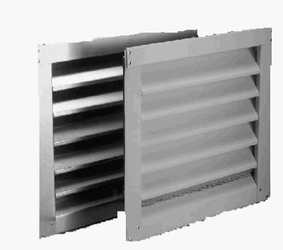 Aluminum Wall Louver Vent, White, 14 x 24-In.